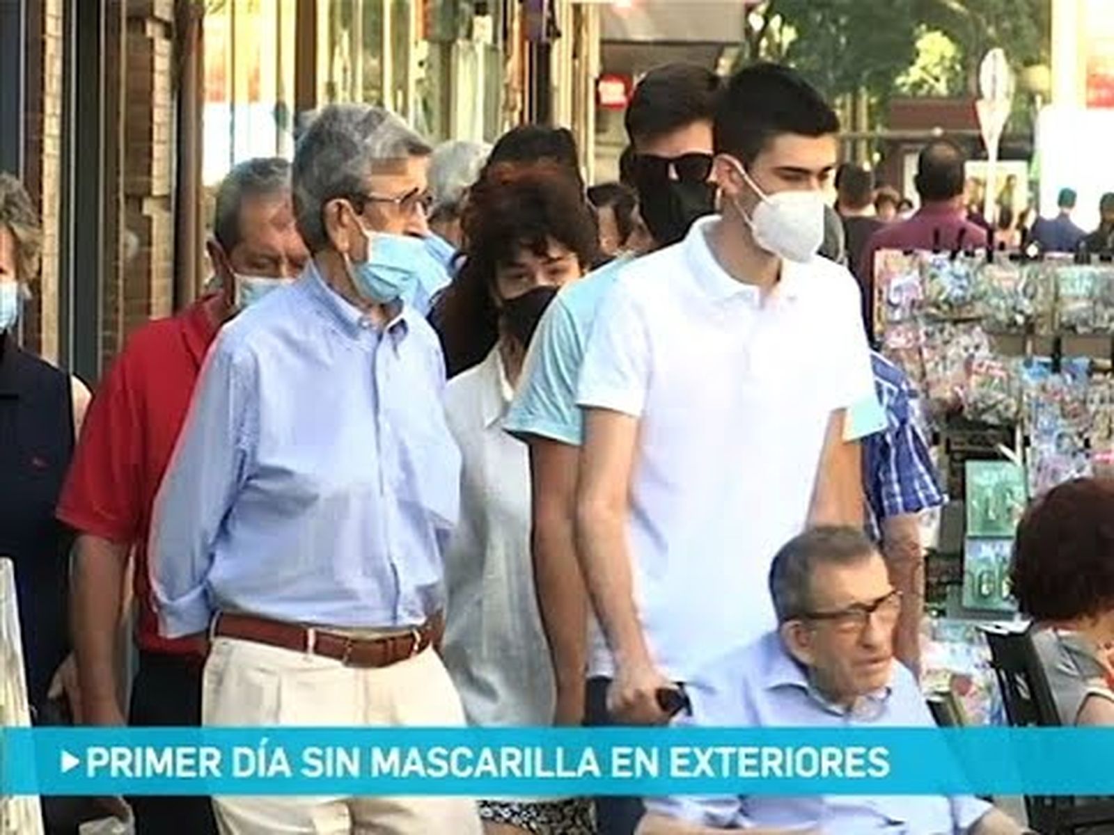 Sin mascarilla obligatoria en exteriores: primer día sin mascarilla en Andalucía