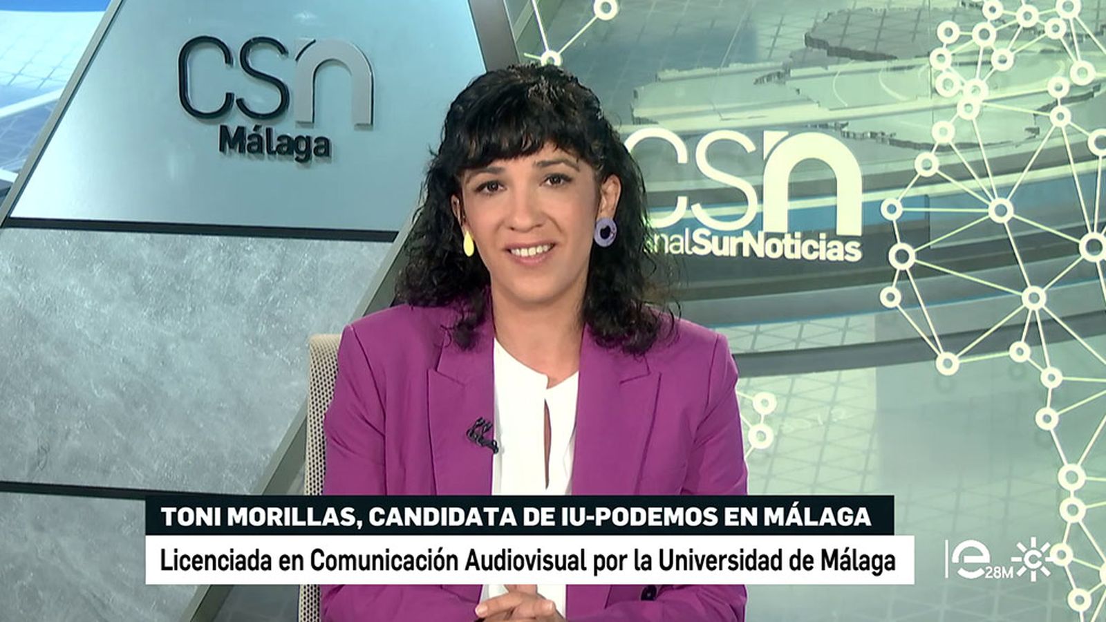 Entrevista Toni Morillas, candidata de IU-Podemos a la alcaldía de Málaga