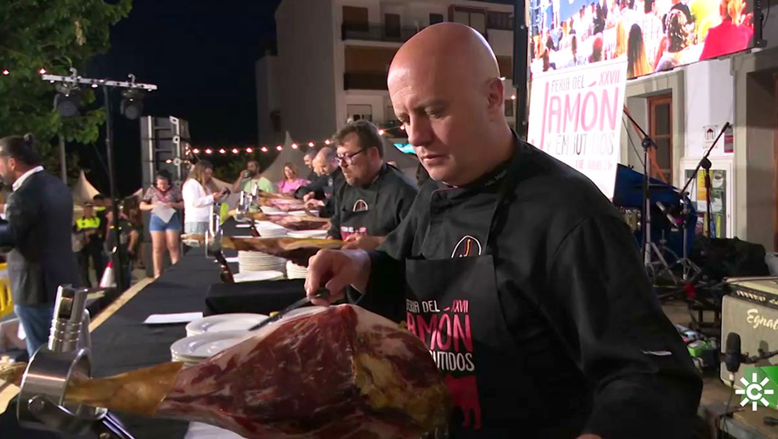 En la Feria del Jamón y el Embutido de Serón, la principal celebración es degustar