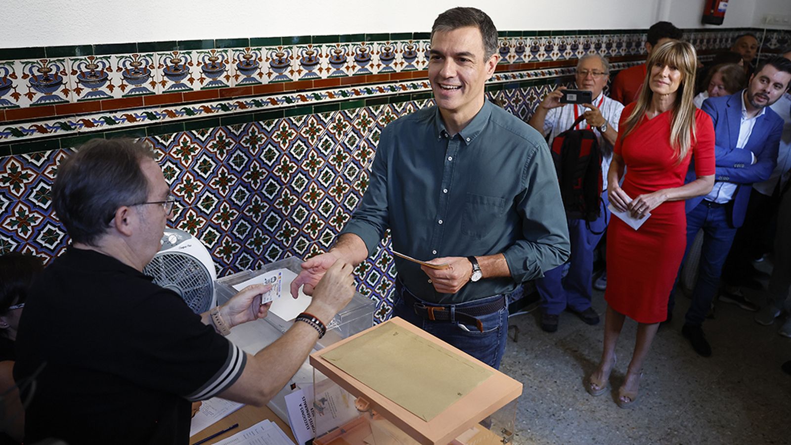 Voto de Pedro Sánchez