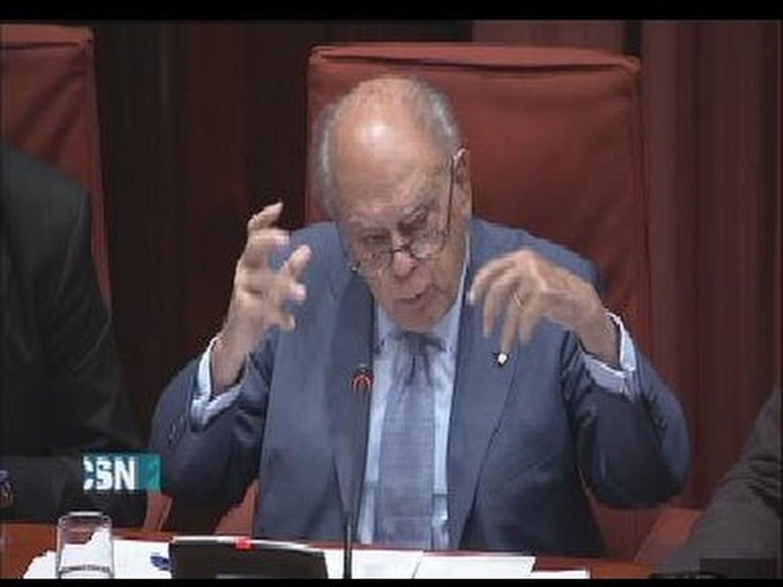 Jordi Pujol comparece en el parlamento de Cataluña