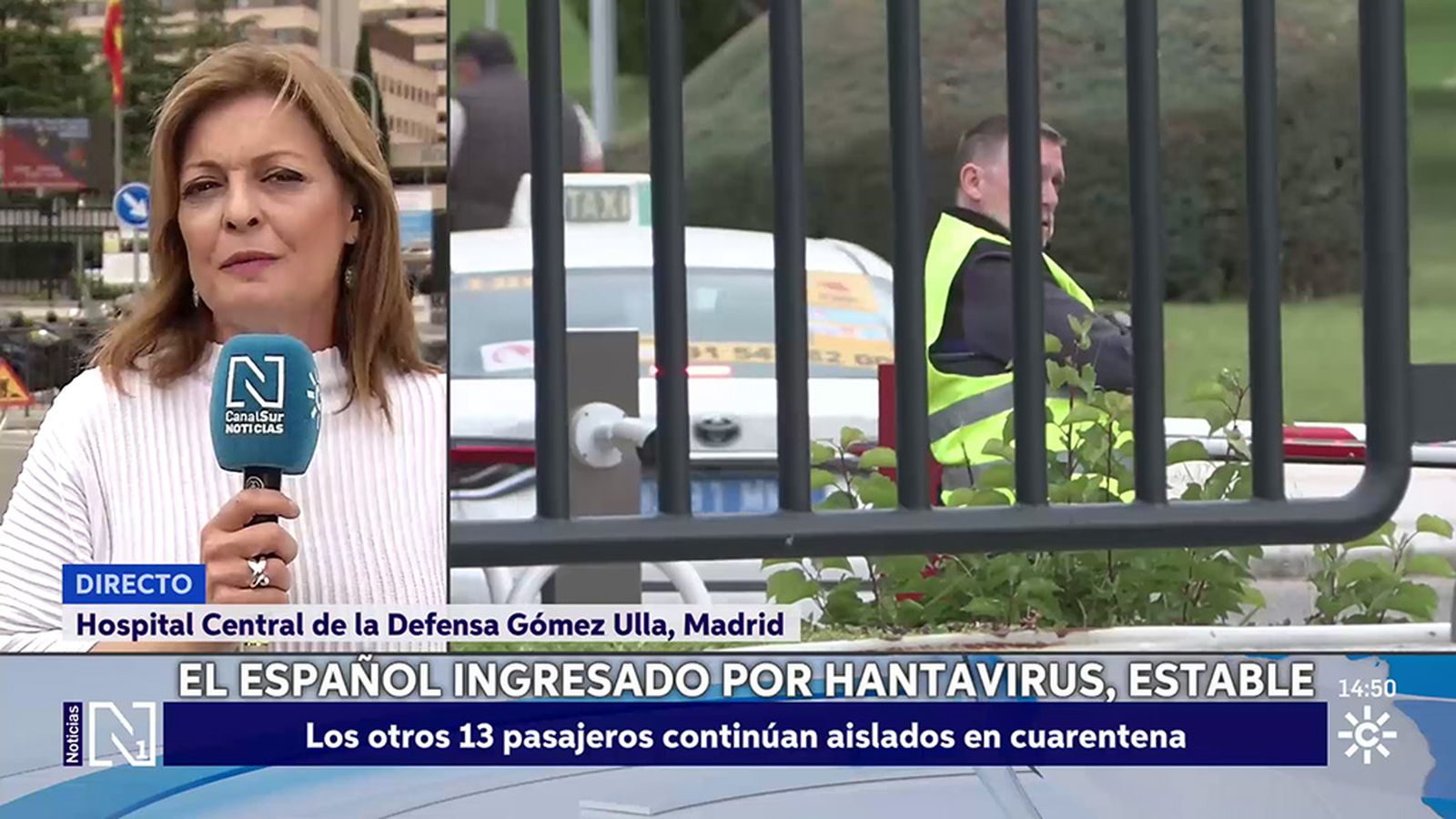 El paciente ingresado con hantavirus en el Gómez Ulla, estable