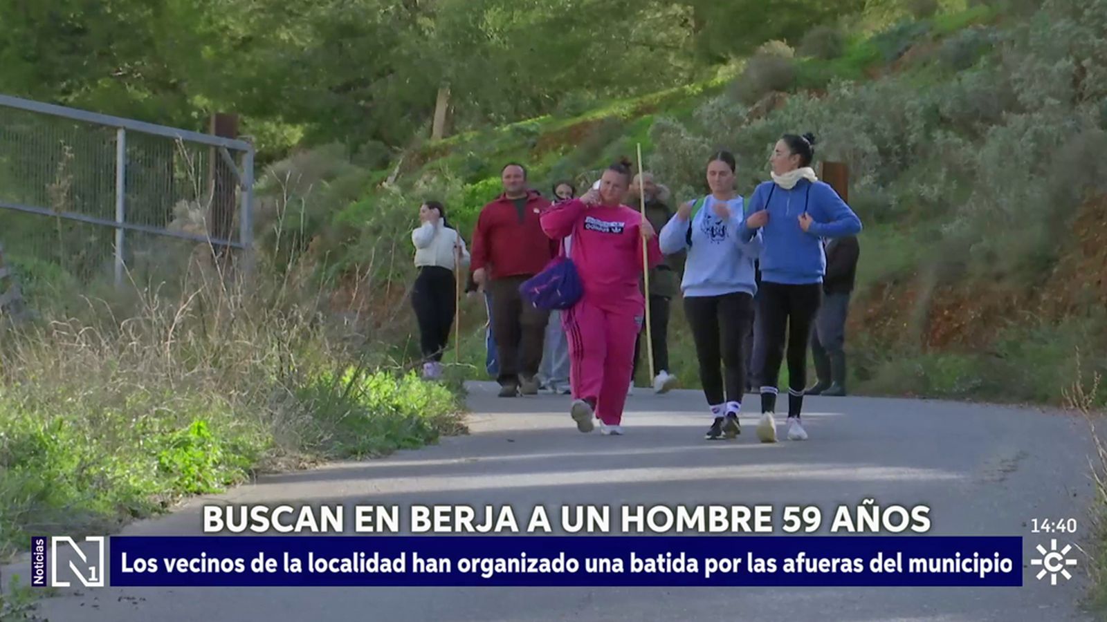 Batida en Berja para buscar al vecino desaparecido desde hace una semana