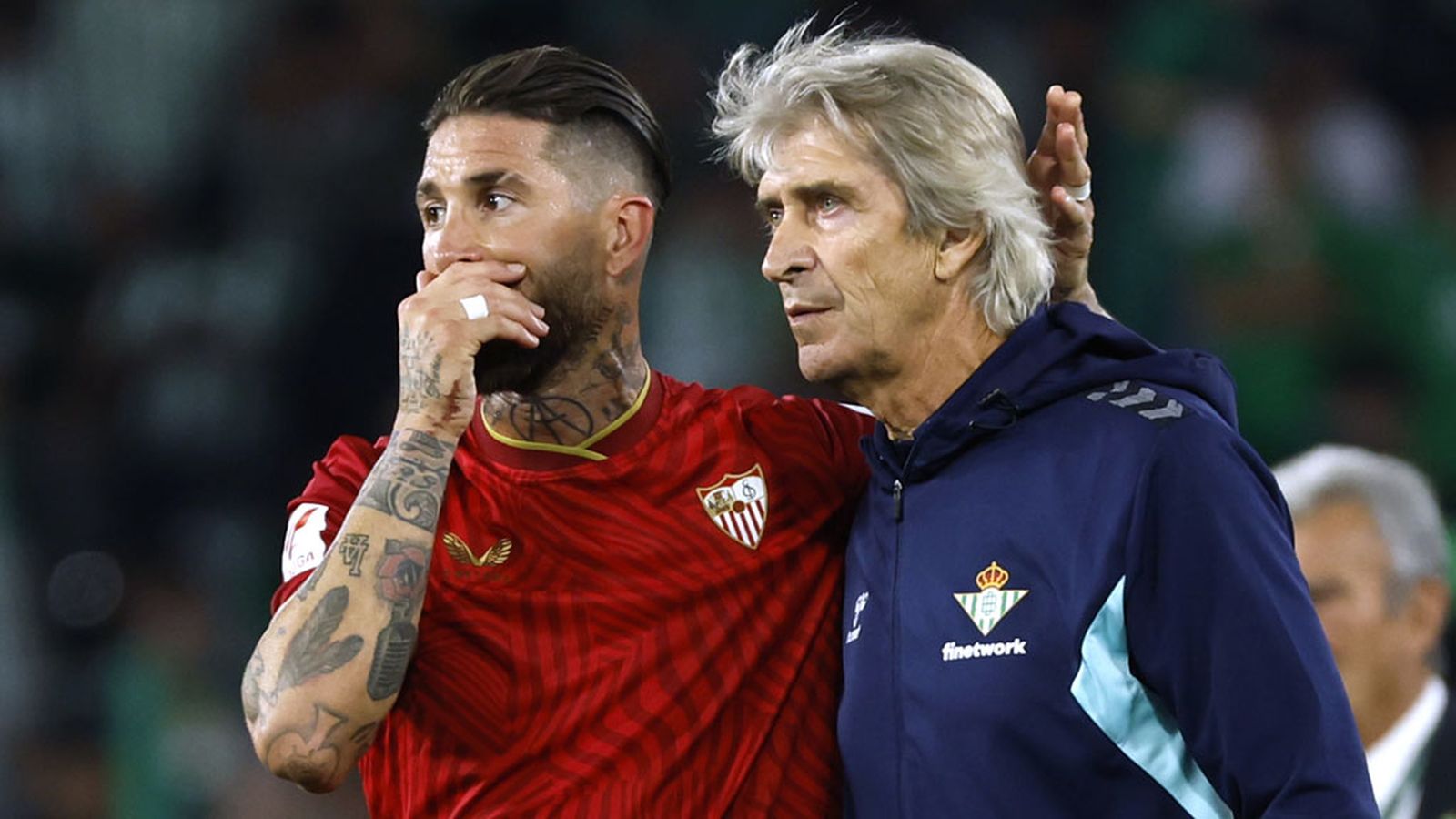 Pellegrini y Sergio Ramos