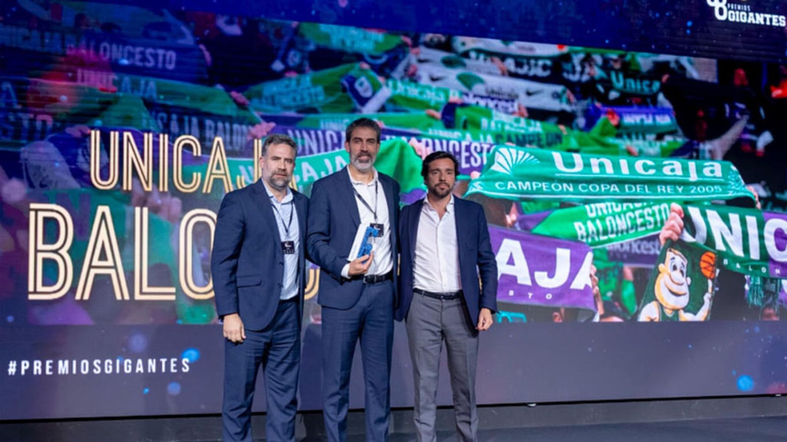 Berni Rodríguez y Carlos Cabezas Premios gigantes Unicaja