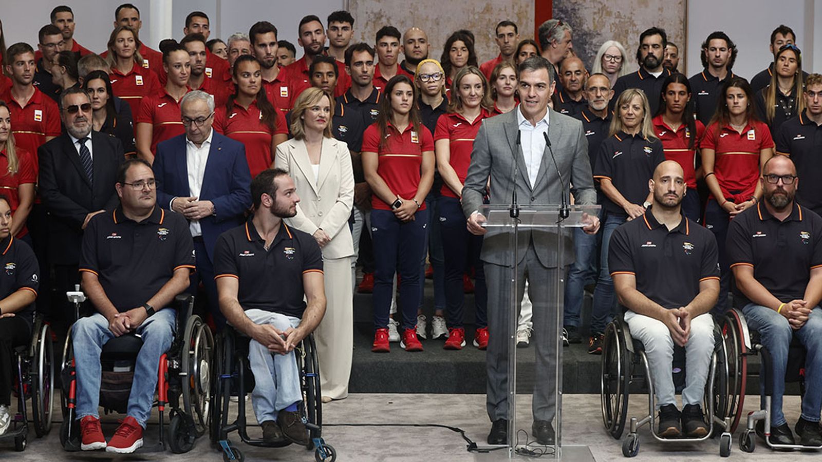 Foto recepción Moncloa equipo olímpico