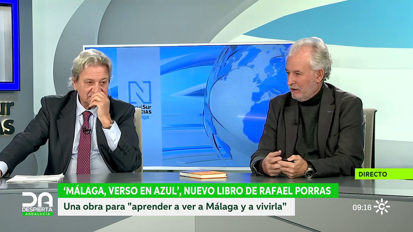 Rafael Porras y Salvador Moreno presentan Málaga, verso en azul