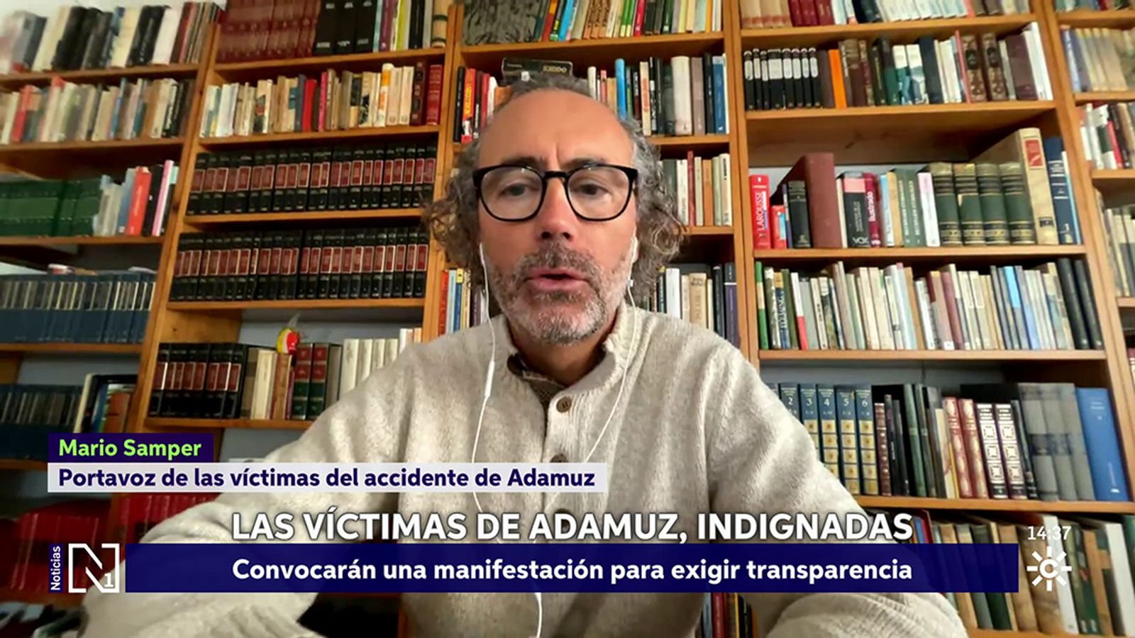 Las víctimas de Adamuz, indignadas