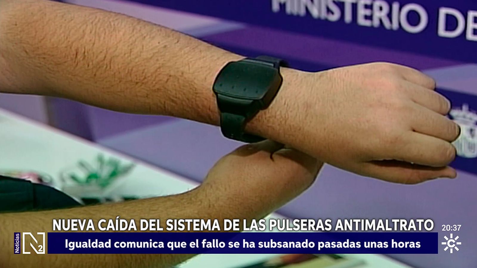 Nuevo fallo en las pulseras antimaltrato