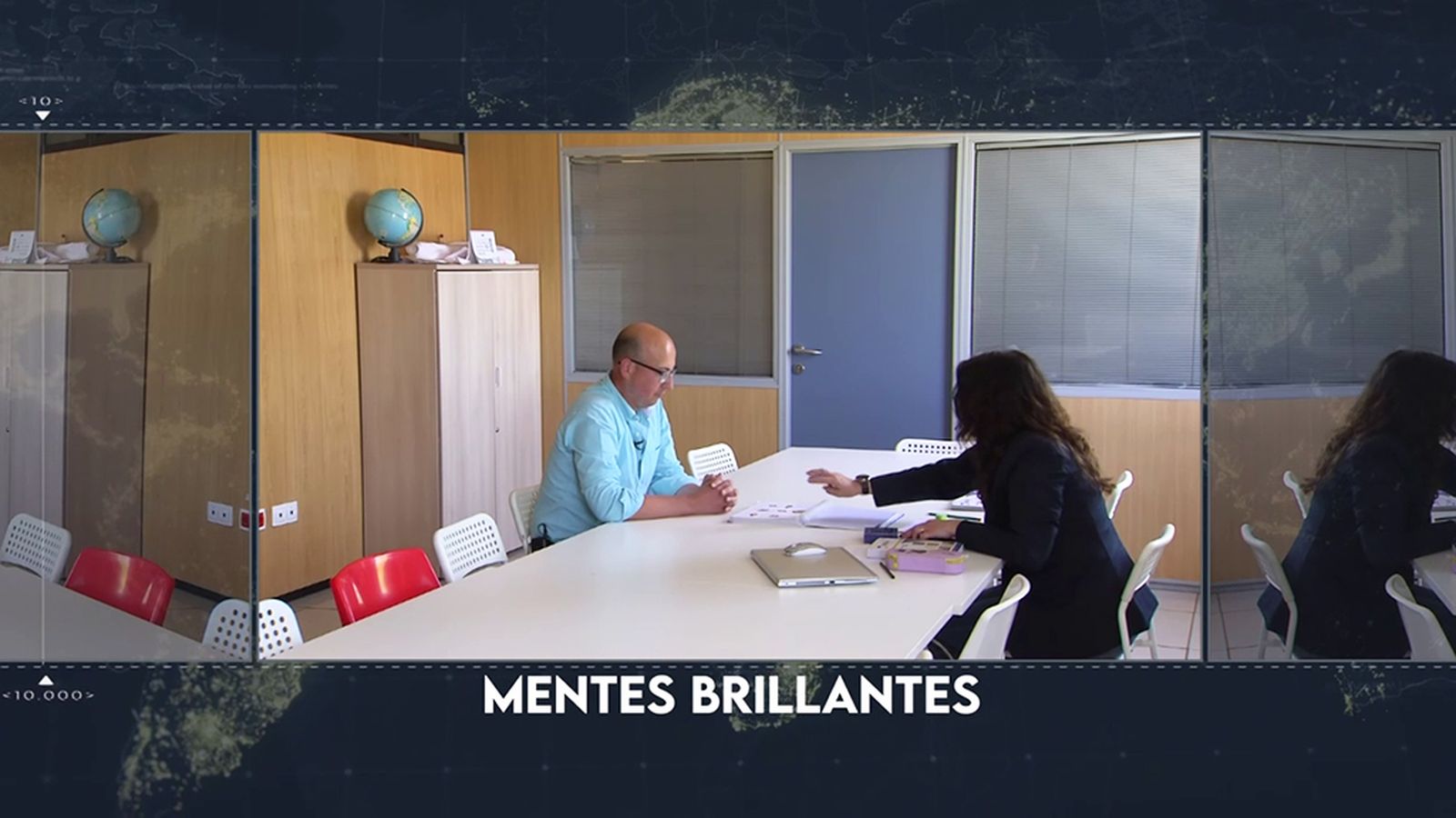 Reporteros sobre mentes brillantes