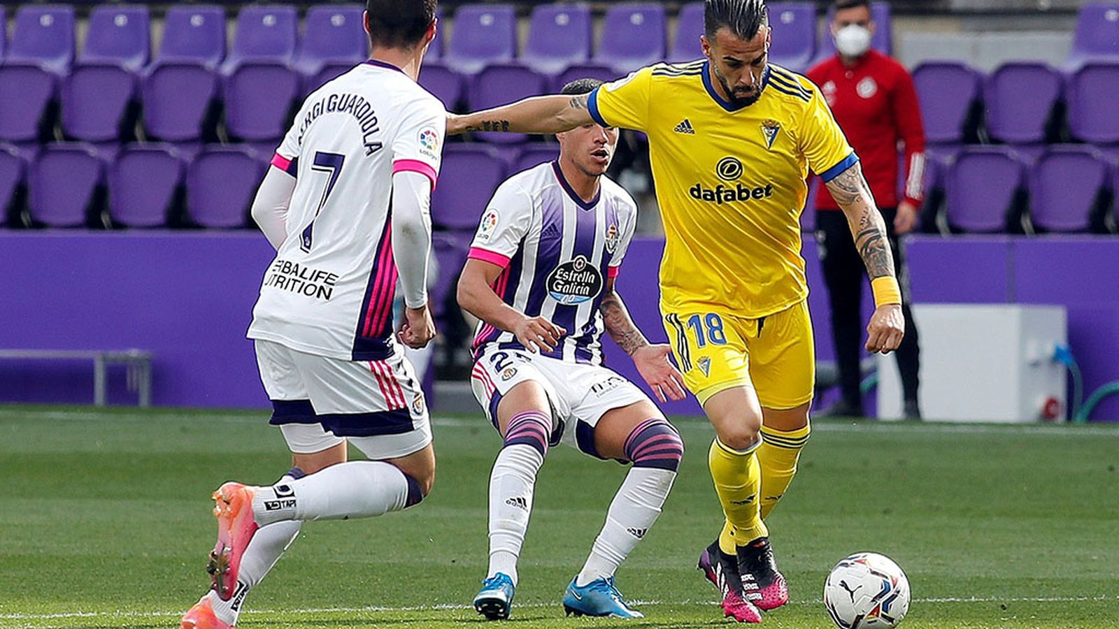 El Cádiz empata en Valladolid