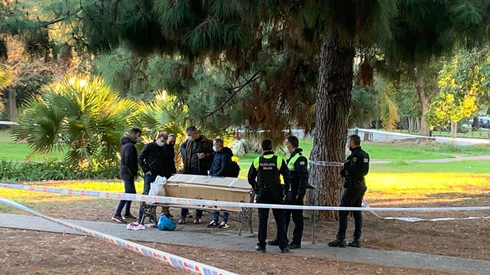 FOTO AGRESIÓN MORTAL PERSONA SIN HOGAR MÁLAGA