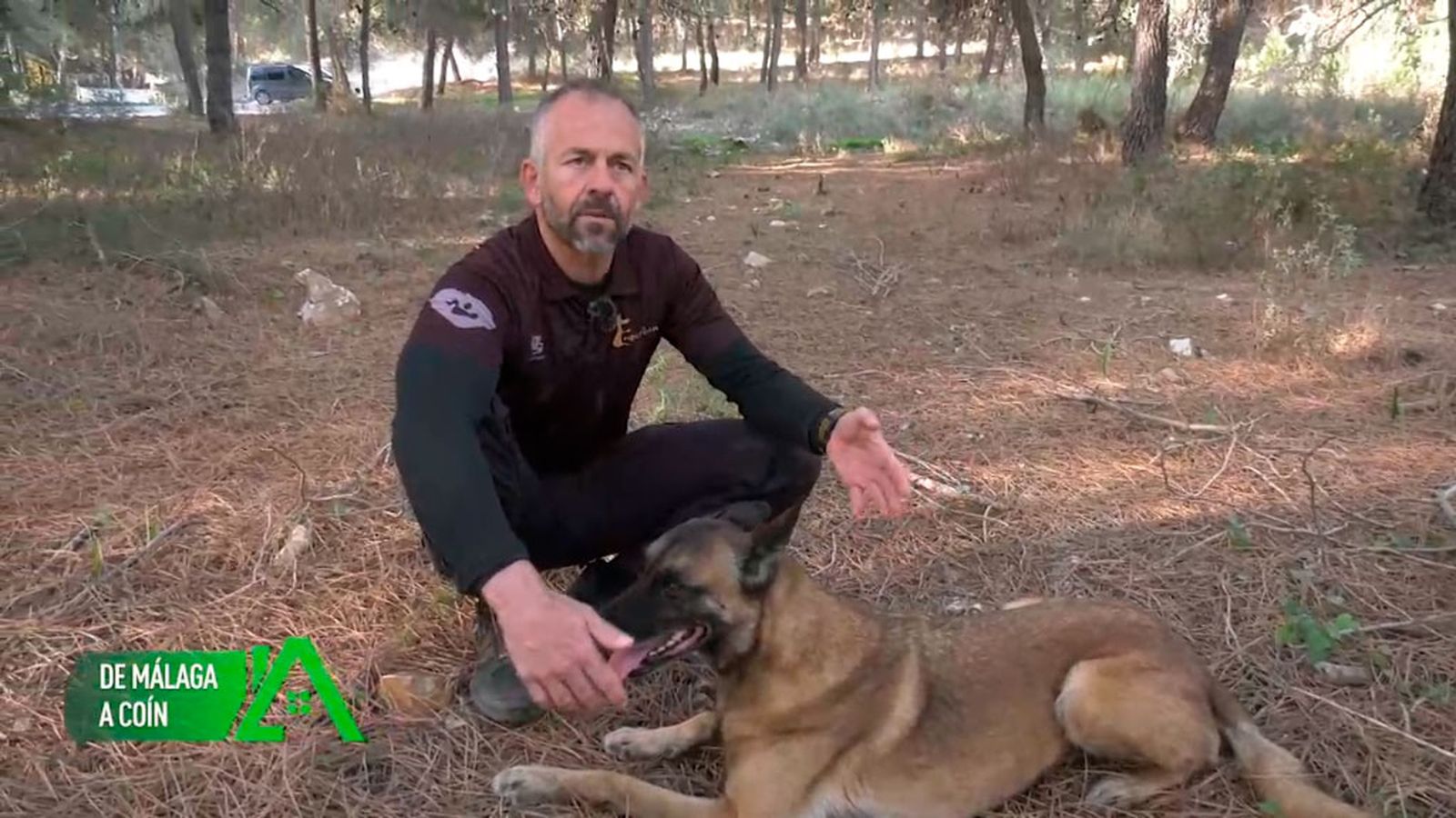 Dejó la ciudad para mudarse a Coín donde ha descubierto su pasión: ser instructor canino