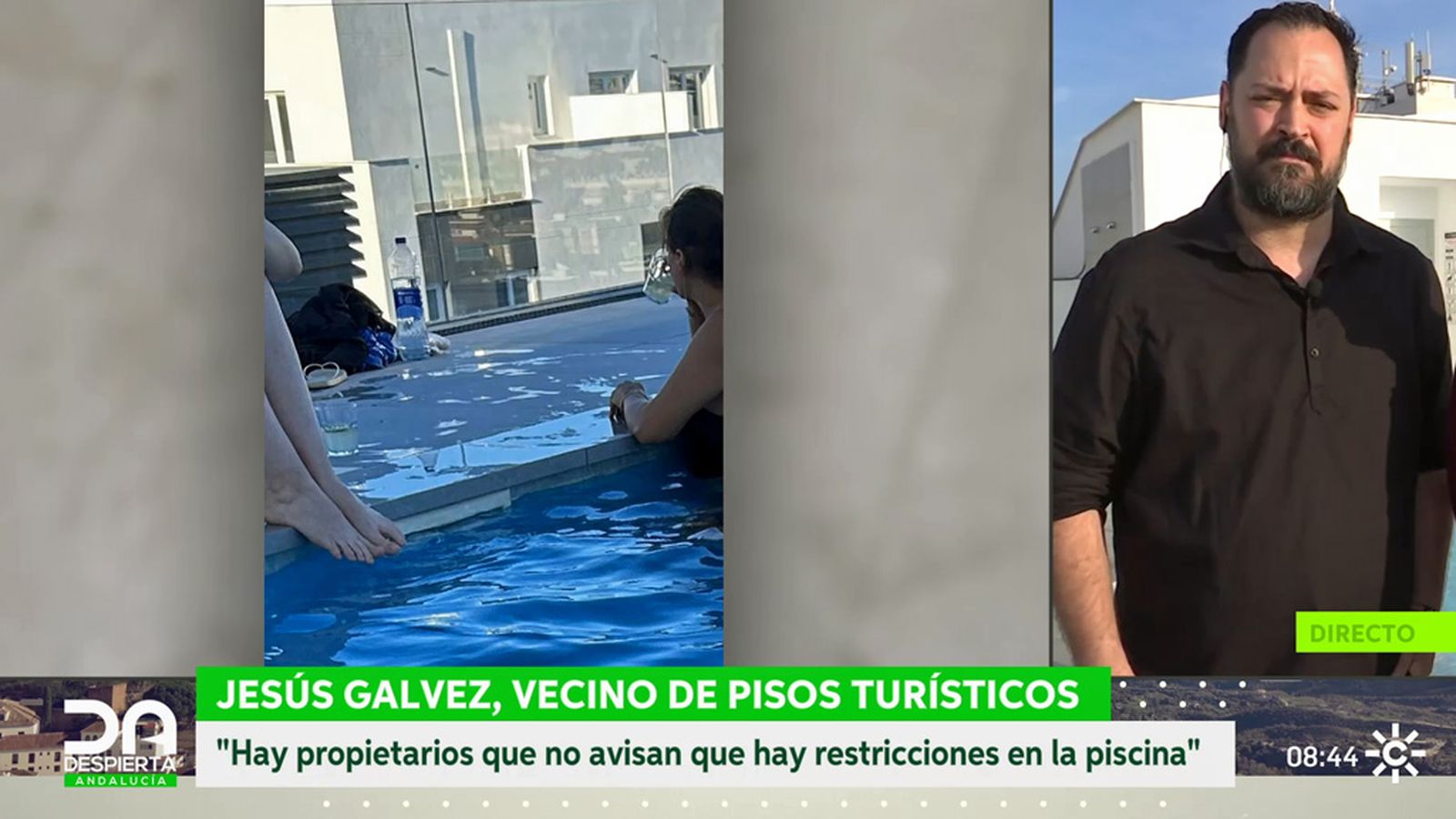 los vecinos de un edificio de Málaga denuncian las molestias de los pisos turísticose