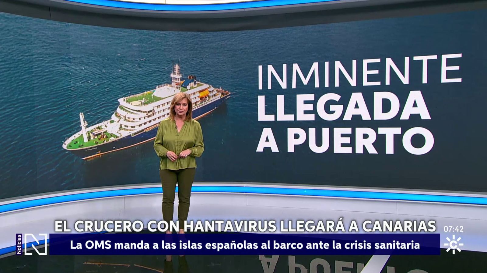 España acogerá el crucero con hantavirus