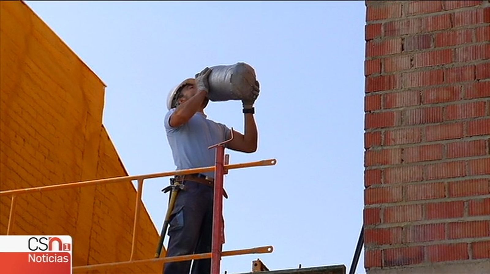 Trabajador al sol