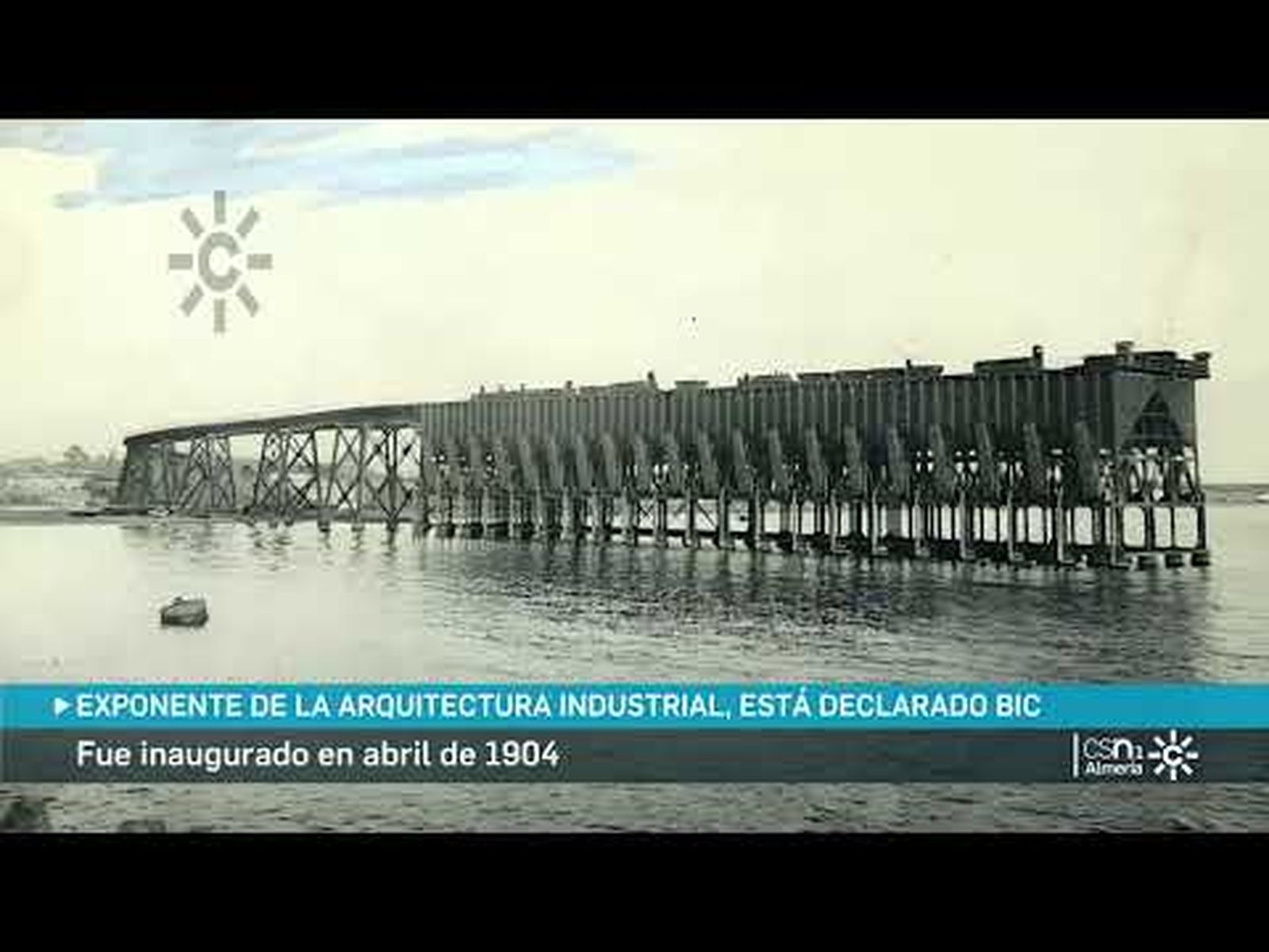 El Cable Inglés de Almería: inauguración del paseo sobre el mar