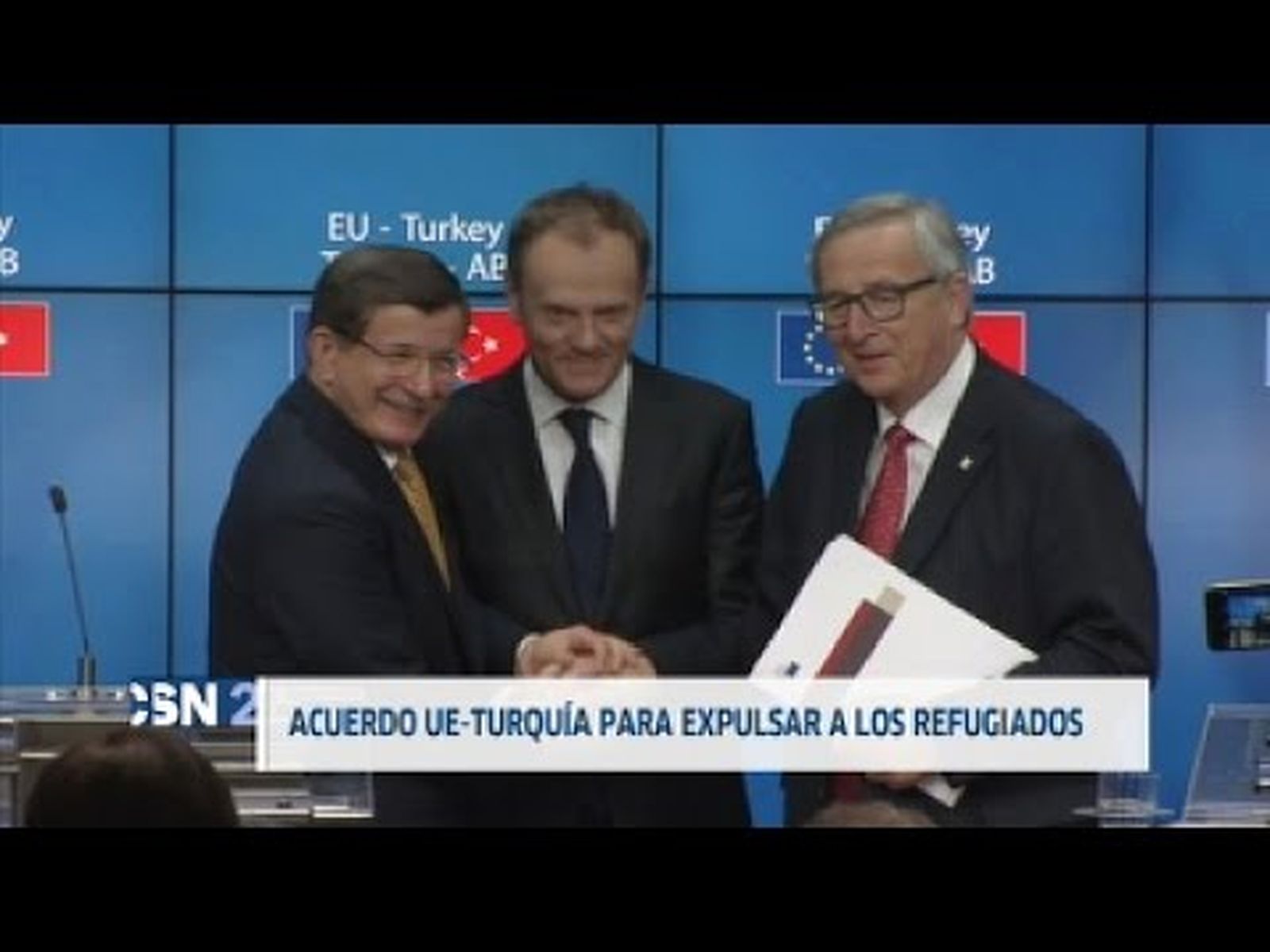Unión Europea y Turquía, acuerdo para la expulsión de refugiados