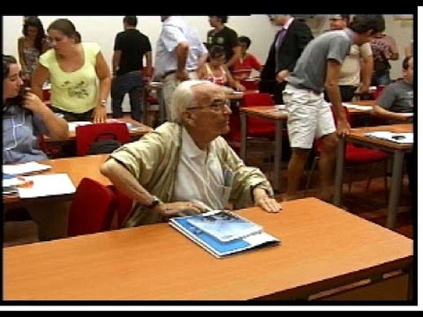 Tomás Reyes, el alumno de mayor edad de la Universidad andaluza
