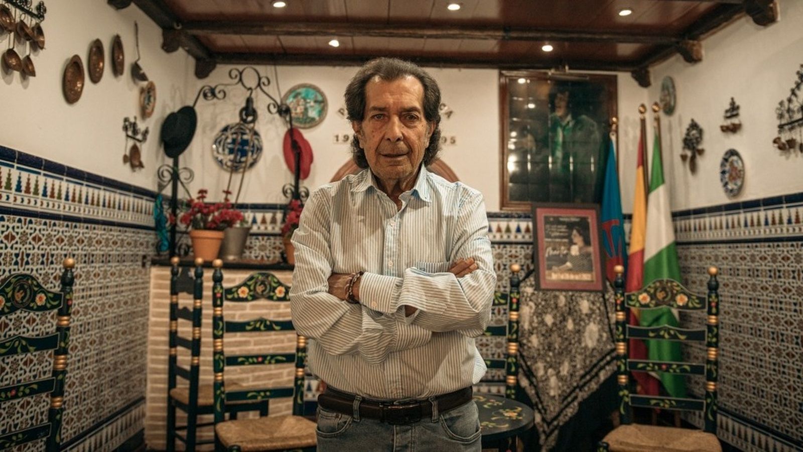 Juanito Villar en su peña
