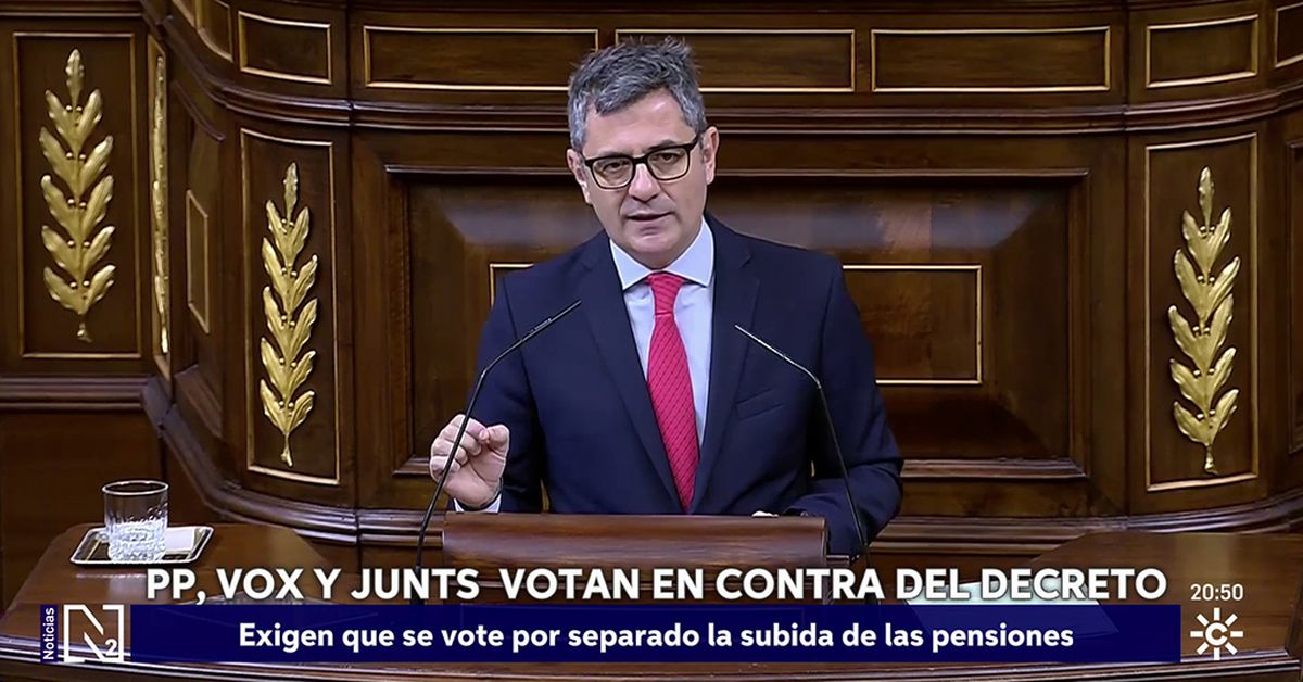 El Congreso tumba el decreto ómnibus, que incluía la subida de pensiones
