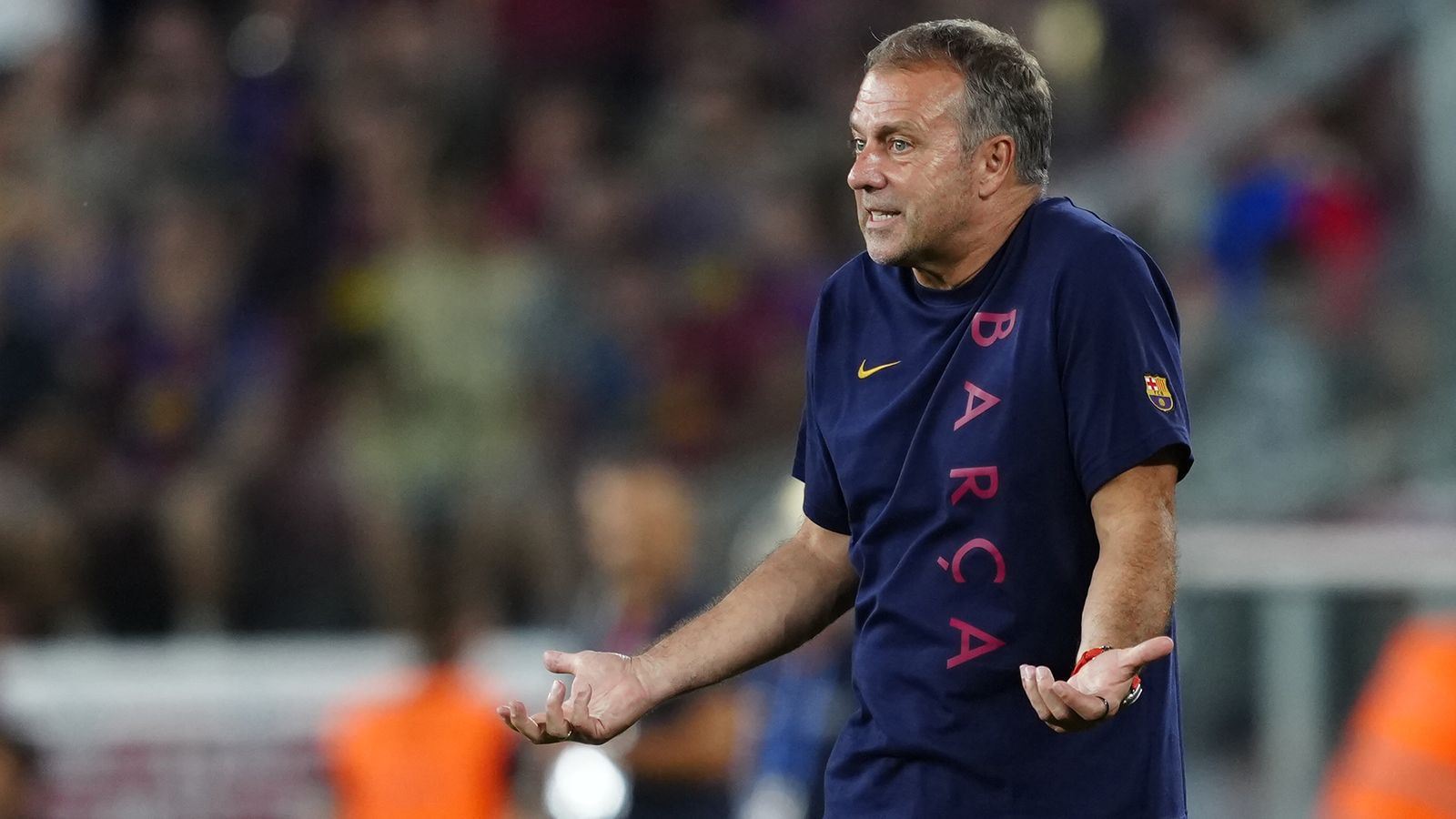 Flick, entrenador del Barcelona.