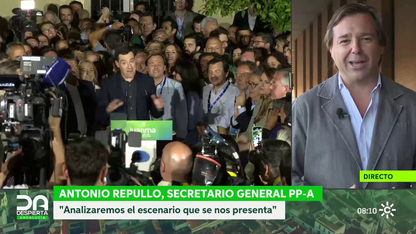Antonio Repullo valora los resultados electorales en Despierta Andalucía