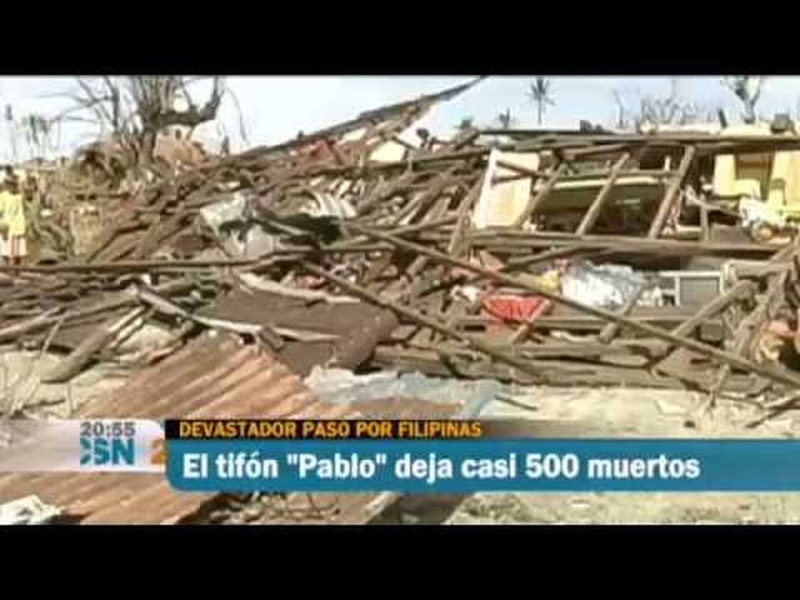 "Pablo", tifón devastador en Filipinas (2012)