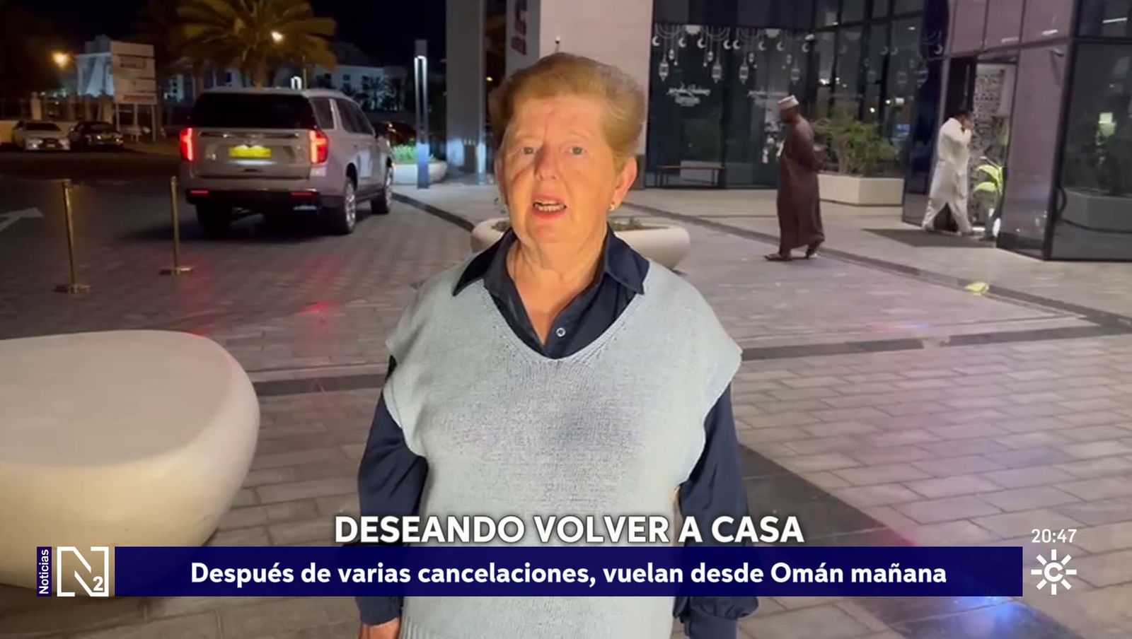 Cordobeses esperando en Omán para regresar