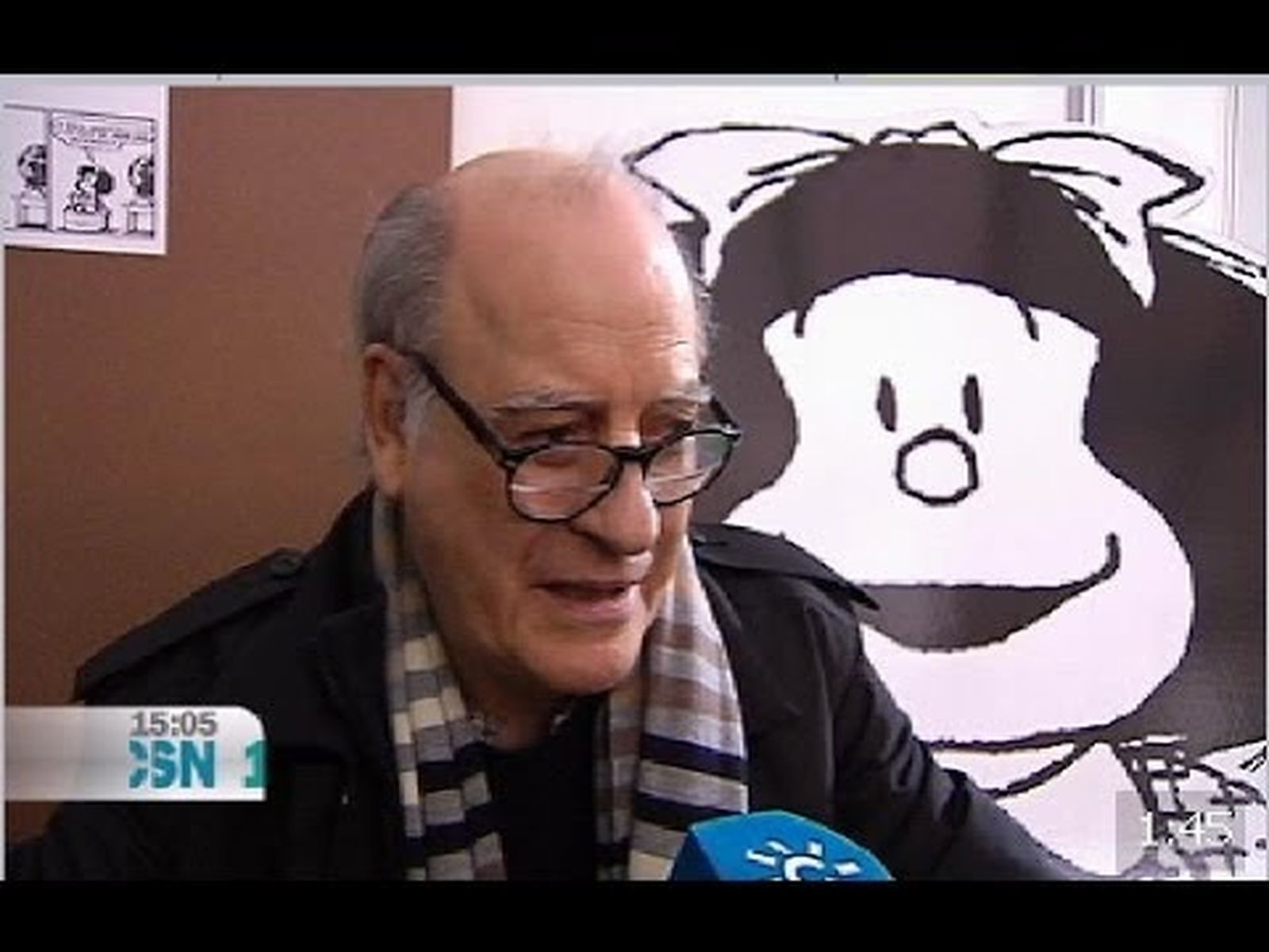Quino, el humorista gráfico creador de Mafalda