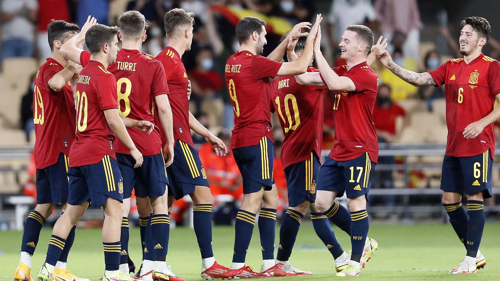 FOTO ESPAÑA SUB-21 IRLANDA DEL NORTE