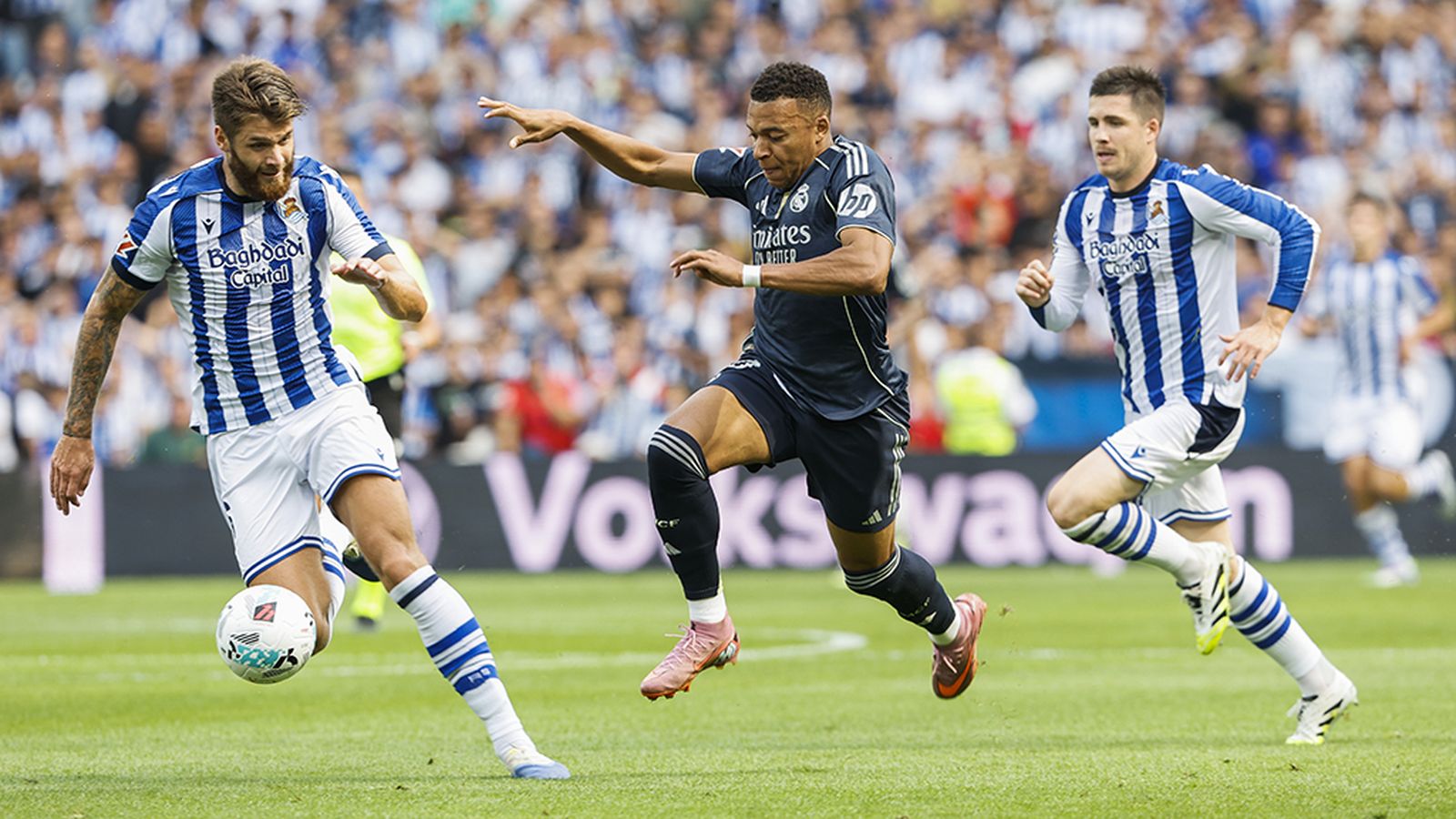 Mbappé ante la Real Sociedad