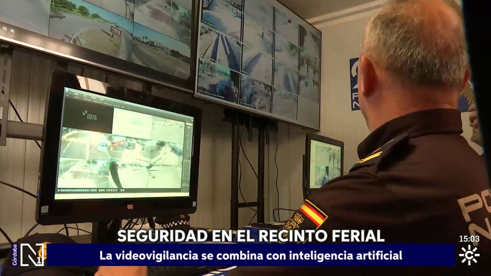 La Inteligencia Artificial al servicio de la videovigilancia policial en la Feria de Córdoba