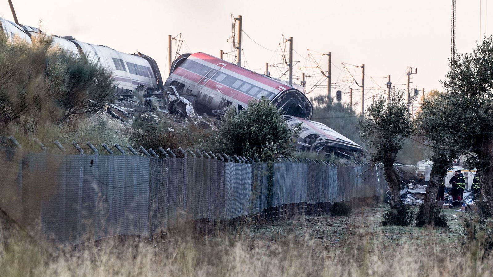 El día después de la tragedia ferroviaria