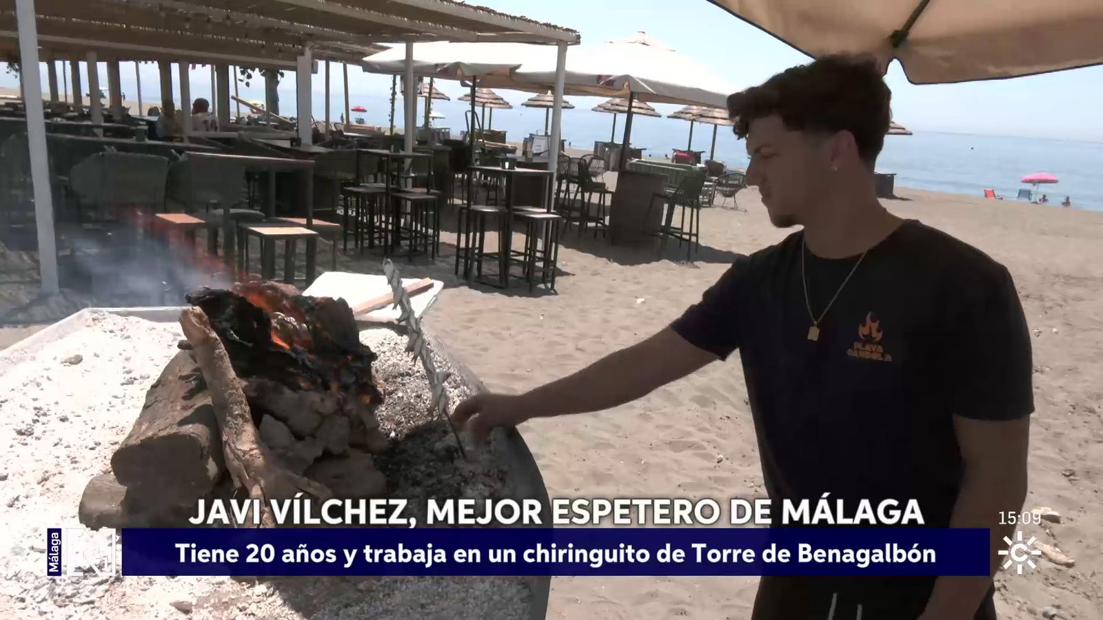 Javi Vilches, mejor espetero de Málaga