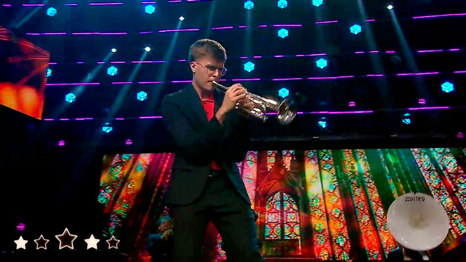 Franvi pasa a la final con la difícil interpretación de Bach con la trompeta