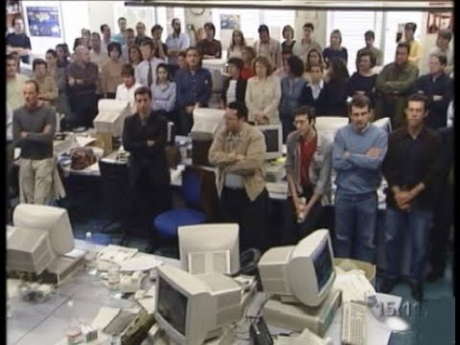 Trabajadores de Canal Sur Televisión concentrados en 2001