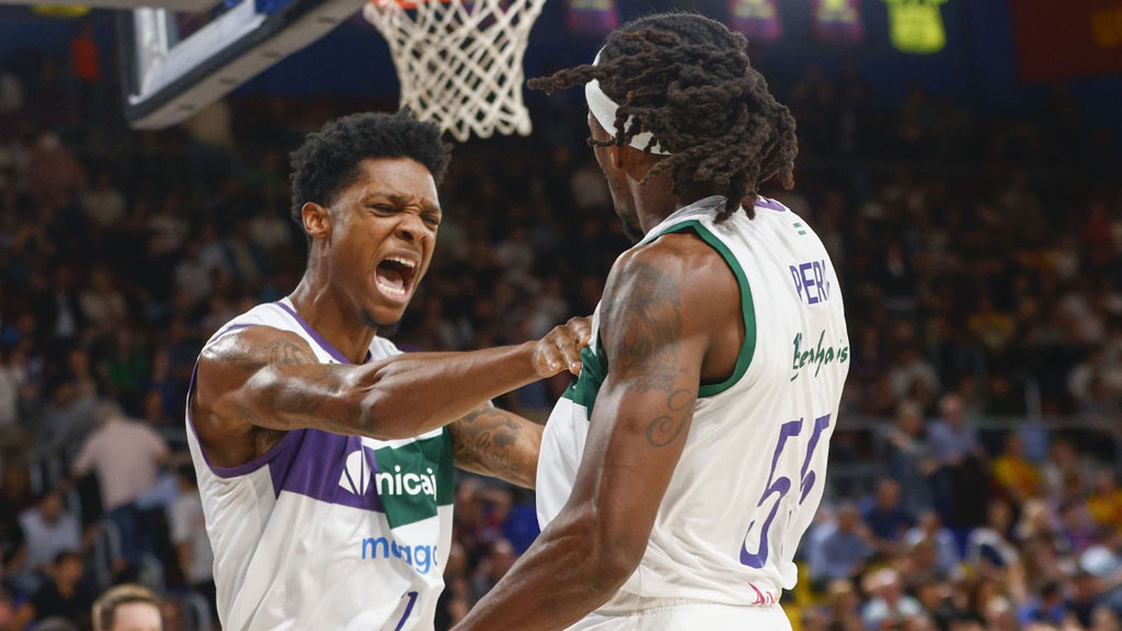 Unicaja Málaga Perry y Tyson Carter