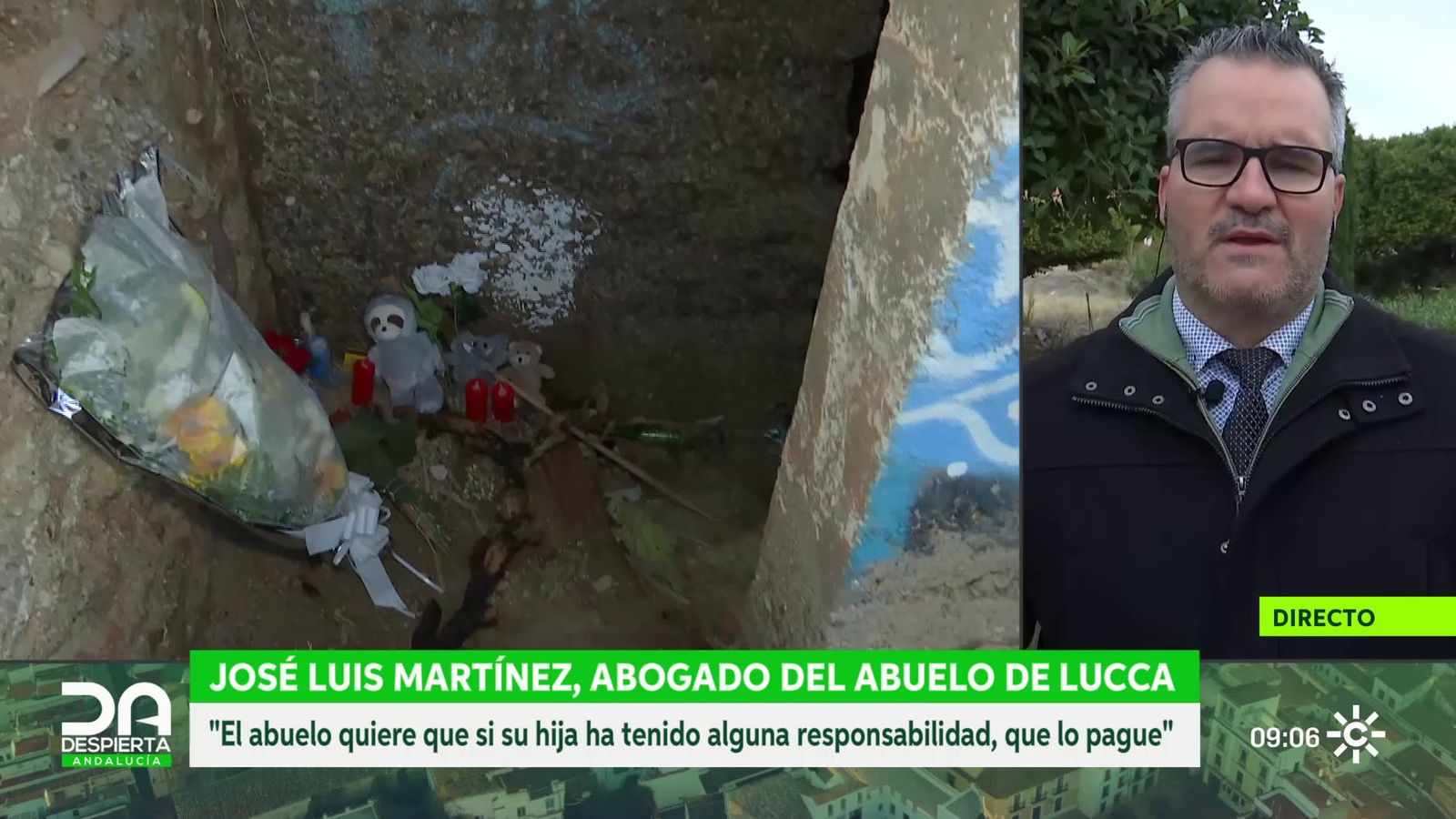 José Luis Martínez, abogado del abuelo de Lucca