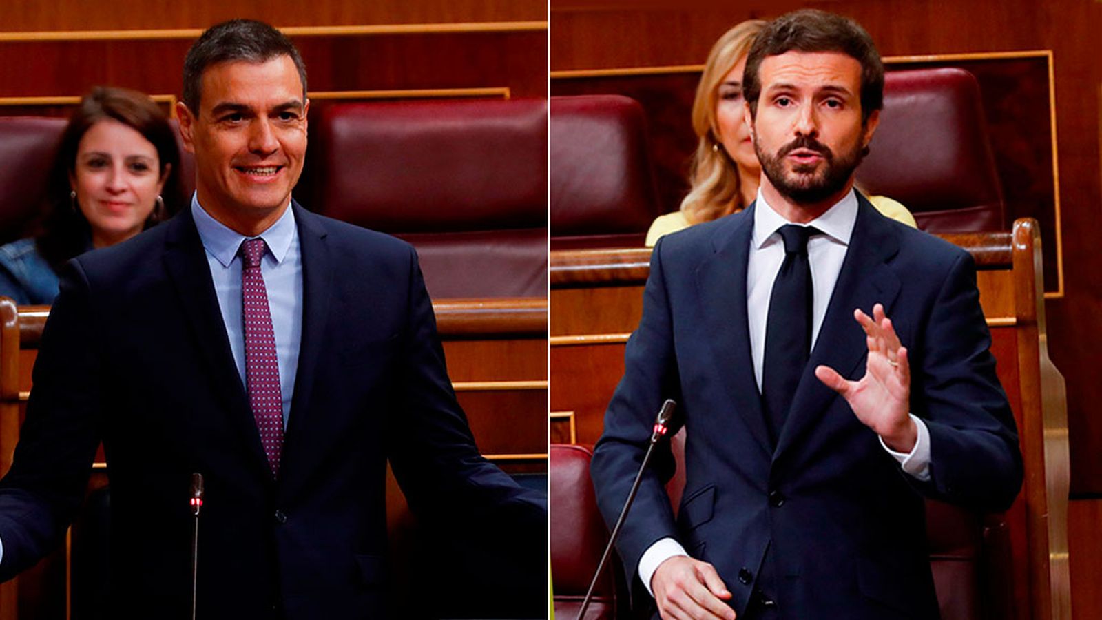 Sesión de control: Sánchez y Casado