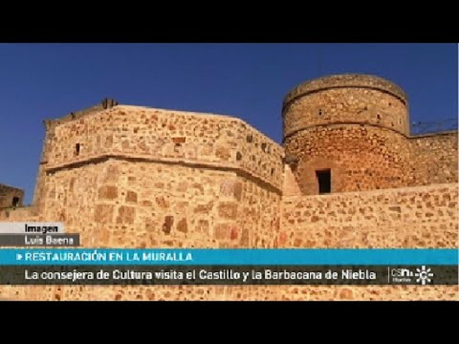 Castillo de Niebla (Huelva): finaliza la restauración de la barbacana