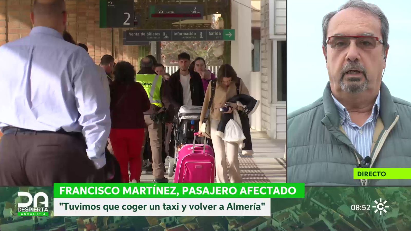 Francisco reclama a Renfe por el trato vejatorio de un revisor