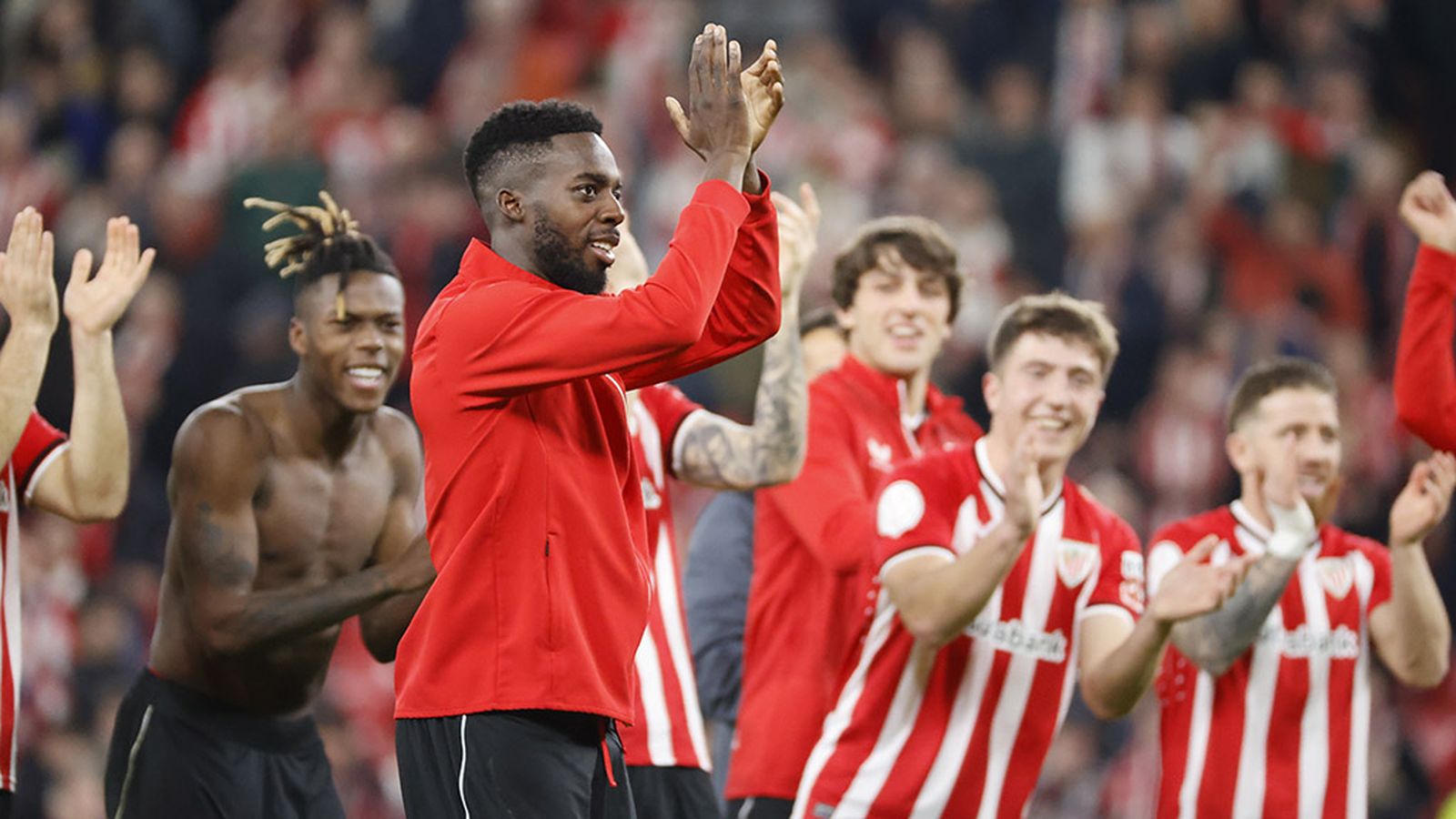 Foto hermanos Williams, copa del rey Athletic gana al Barcelona