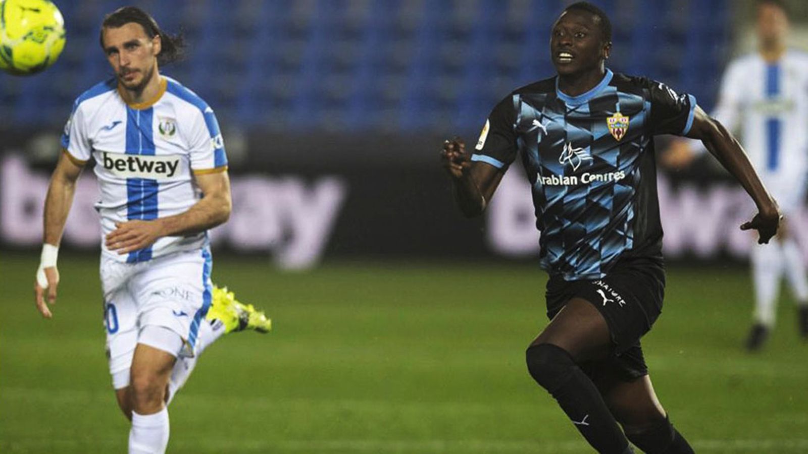 Sadik, jugador de la UD Almería