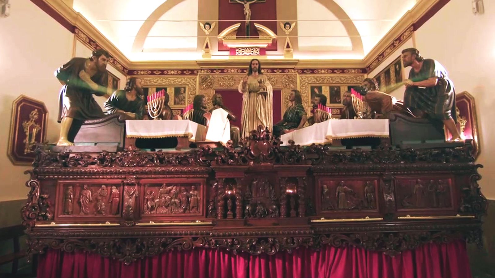 Andalucía en Semana Santa Linares Santa Cena Templo 1024 px