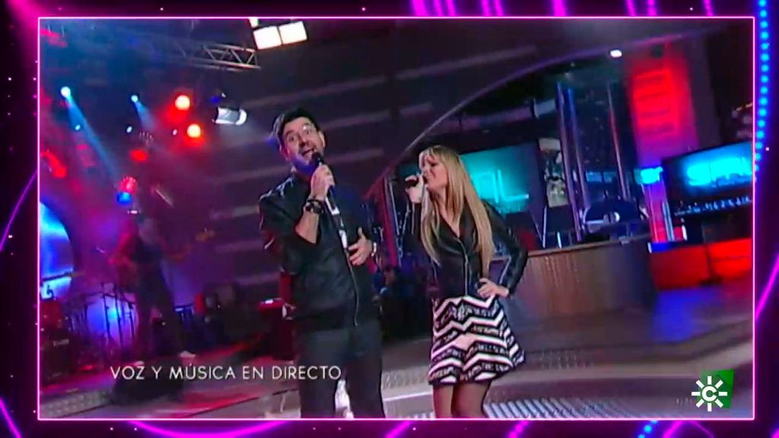 Edurne y Manu Sánchez interpretan 'Tú serás para mi' del musical 'Grease'