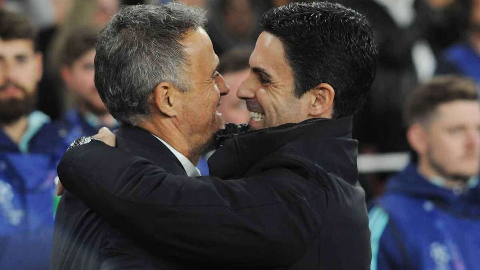 Luis Enrique y Arteta