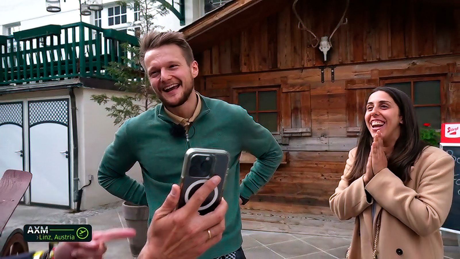 Sorpresa para un austriaco de Linz enamorado de María del Monte