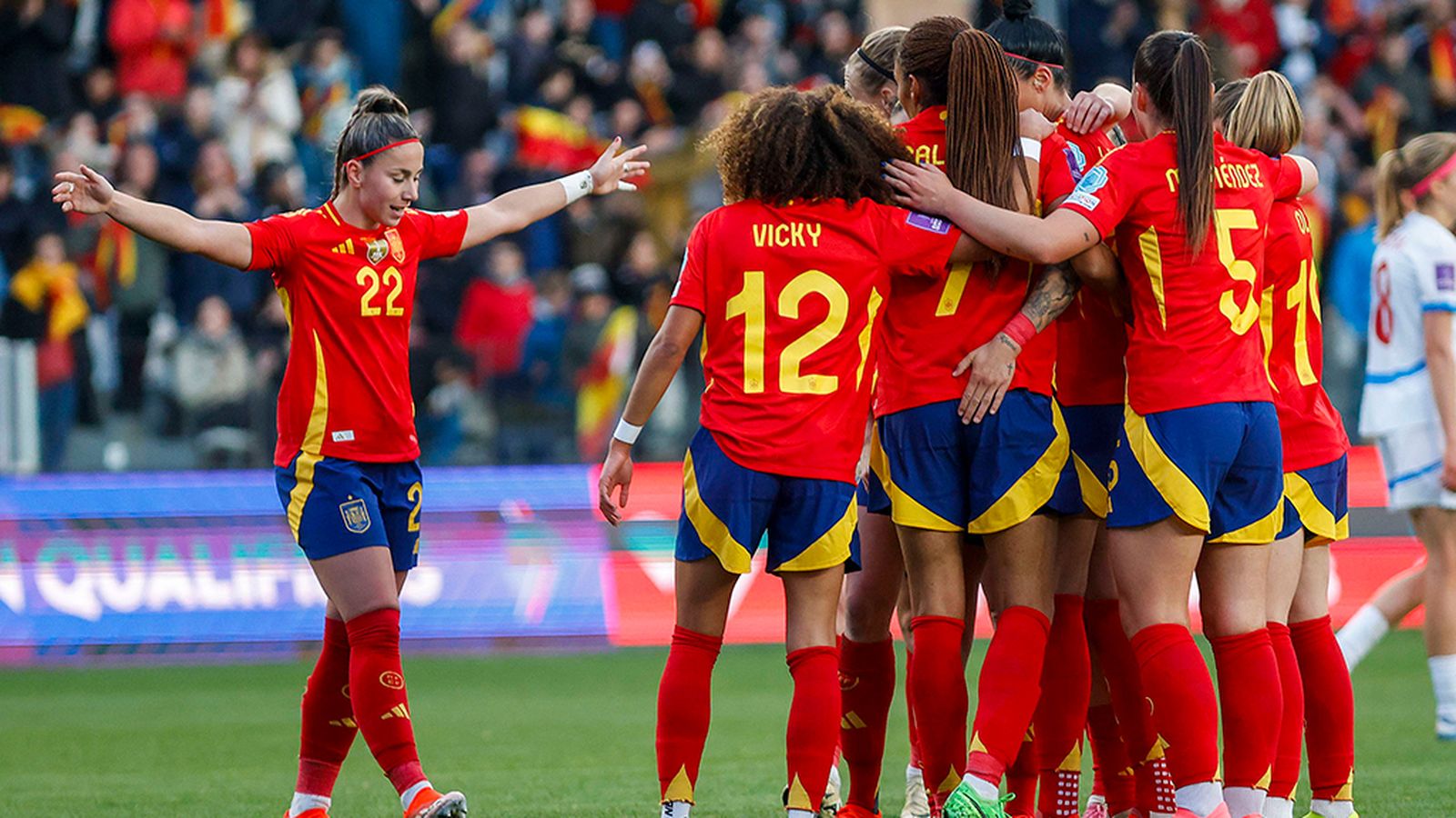 Seleccion femenina contra Chequia