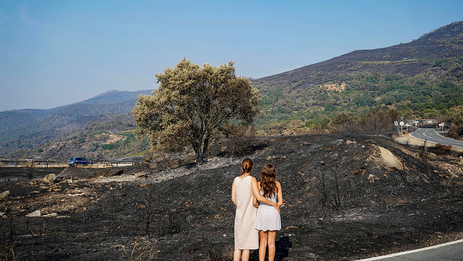 desolación tras incendio